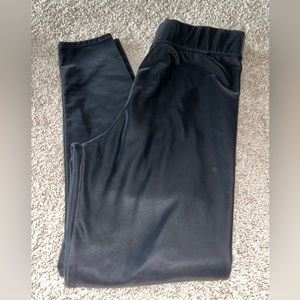 HIGH RISE LEATHER PANTS